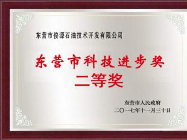 東營(yíng)市科技進(jìn)步獎(jiǎng)
